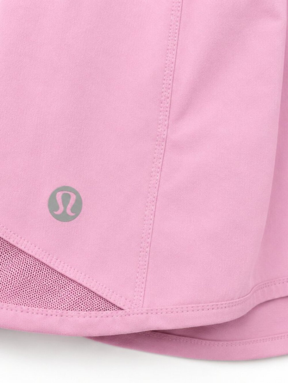 Lululemon Pink High-Rise Lined Running Shorts Size 6 | Zip Pocket